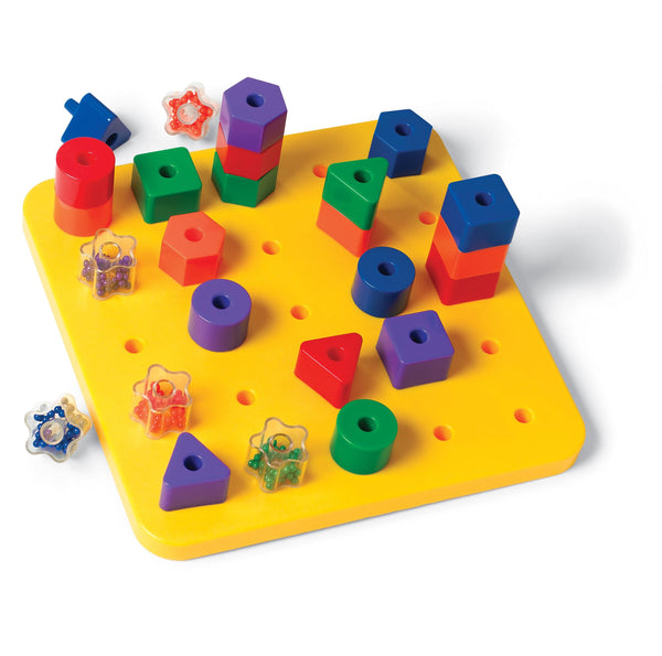 Activity Cube for Toddlers - Shape Sorter Pegboard for Babies