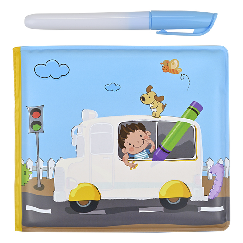 WATER PAINT BOOK - Vehicles Bath Toy