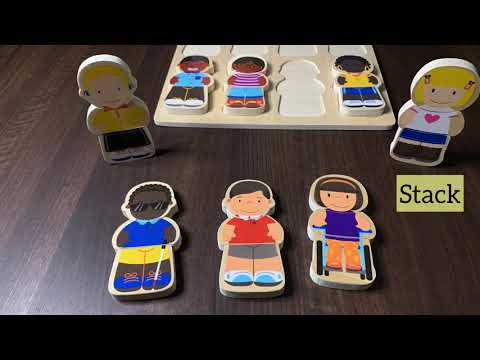 WE ALL BELONG CHUNKY Diversity Inclusive Wood Puzzle