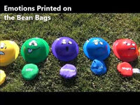 FLIP FLOP FACES Bean Bag Toss & Emotions Game