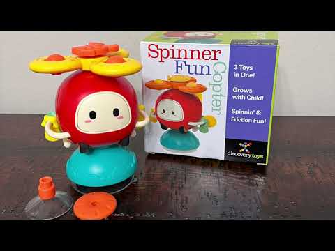 SPINNER FUN COPTER Multi-Sensory High-Chair Activity Toy