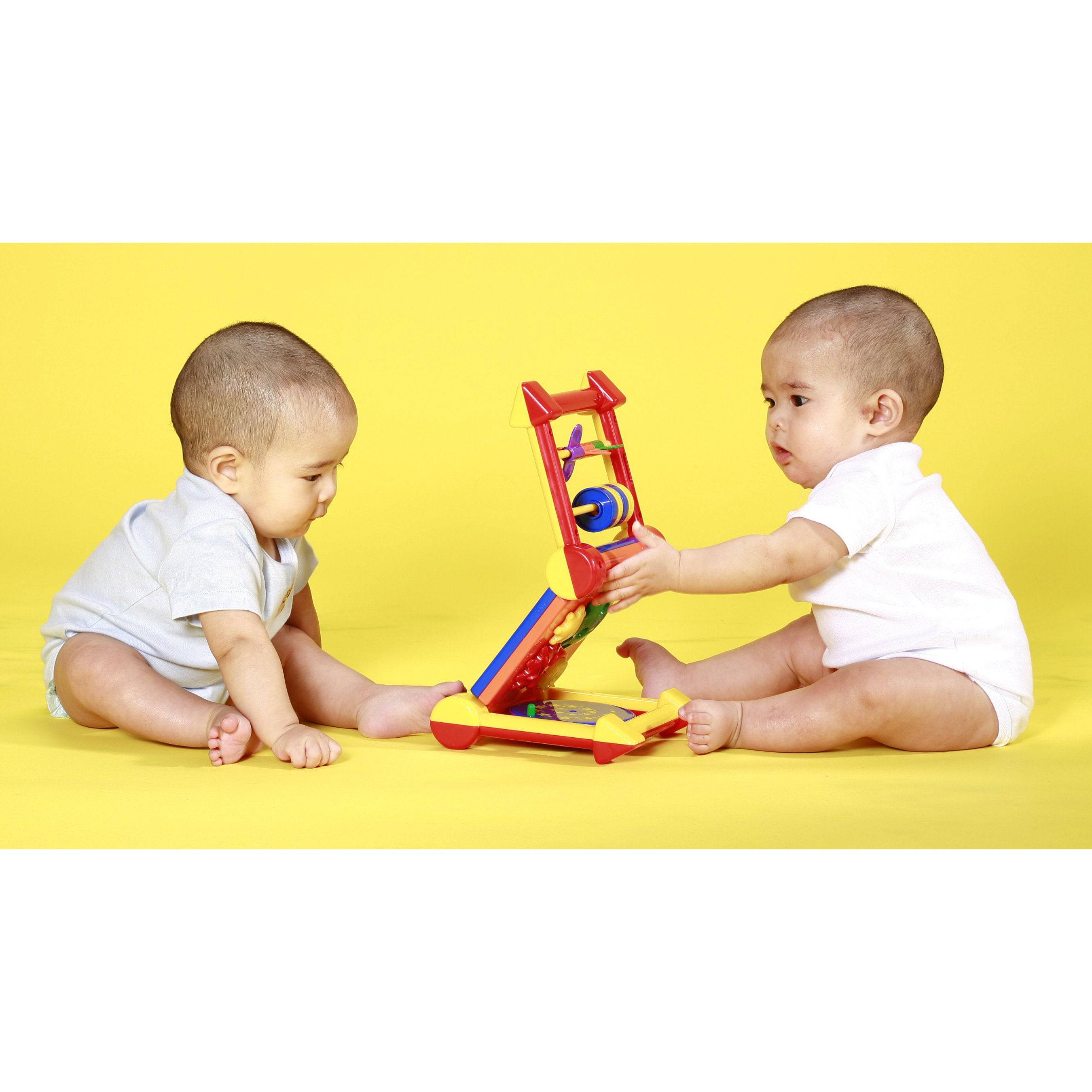 Newborn baby playing toys on sale