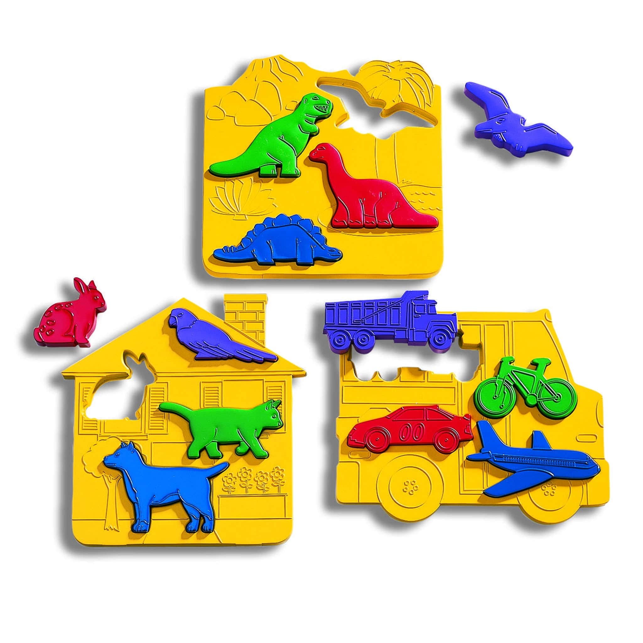 PUZZLE PLAY TRAYS Sensory Learning Set Discovery Toys