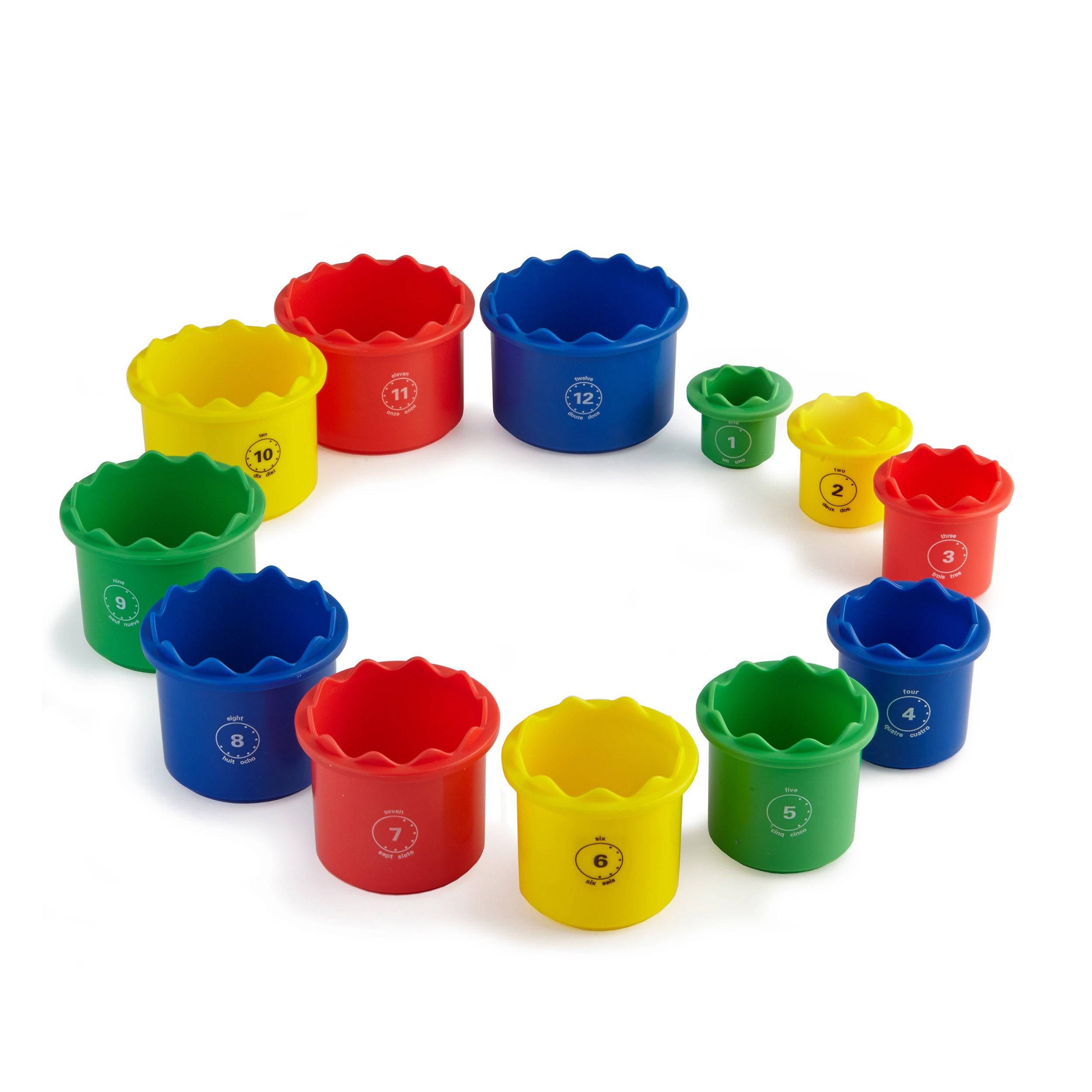 MEASURE UP CUPS Stack Learn Set Discovery Toys