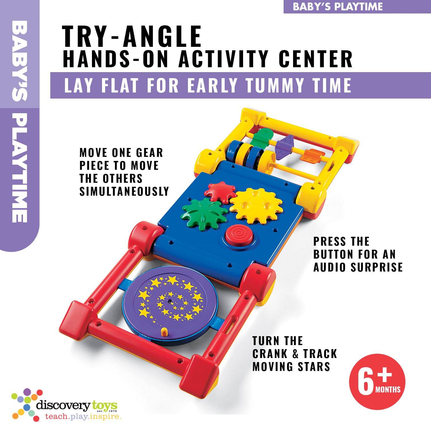 TRY ANGLE Foldable Activity Center Discovery Toys